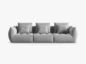 CANAPEA BLOOM, 4 LOCURI, 332 CM, DIVERSE CULORI SI MATERIALE, DESIGN DEOSEBIT - Img 2