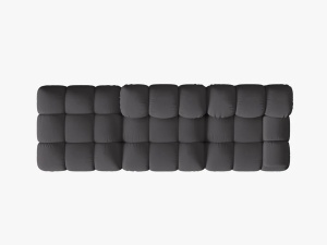 CANAPEA/COLTAR MODULAR BELLIS STANGA, 3 LOCURI, 282 CM, ESPRESSO 15, TAPITERIE DIN CATIFEA 3D, DESIGN DEOSEBIT - Img 3
