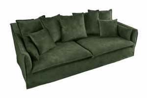 CANAPEA CONFORTABILA 200CM, 3 LOCURI , CATIFEA VERDE INCHIS, STIL MODERN, ARTIM GROUP SELECTION