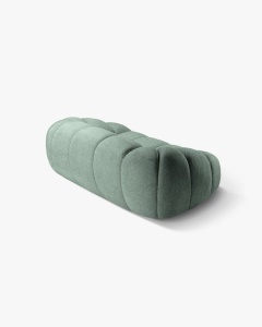 CANAPEA CU 2 LOCURI DIANA, VERDE MENTA, 114X214 CM, TAPITAT CU TAPITERIE DIN TEXTIL STRUCTURAT BUBBLE, MICADONI - Img 4