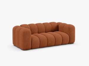 CANAPEA CU 2 LOCURI LUPIN 198, CARAMIZIE, CU TAPITERIE DIN TEXTIL CEHNILLE EDEN, MICADONI - Img 2