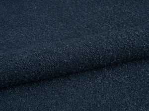 CANAPEA CU 2 LOCURI, MOLINO, 170 CM, ALBASTRU INCHIS, CU TAPITERIE DIN TEXTIL BOUCLE BALOO, MICADONI - Img 4
