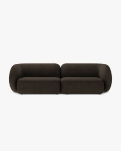 CANAPEA CU 4 LOCURI KATE, MARO, 243X99 CM, TAPITAT CU TAPITERIE DIN TEXTIL BOUCLE BALOO, MICADONI