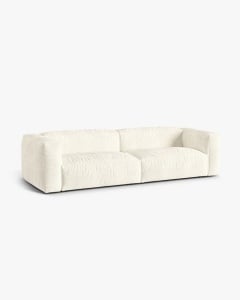 CANAPEA CU 4 LOCURI, MARTINA, FILDES, 320 CM, CU TAPITERIE DIN TEXTIL BOUCLE MONET, MICADONI - Img 2