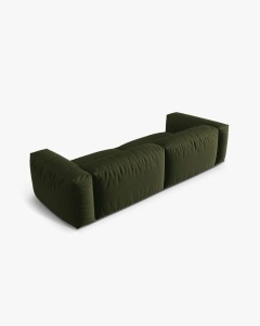 CANAPEA CU 4 LOCURI, MARTINA, VERDE, 320 CM, CU TAPITERIE DIN TEXTIL STRUCTURAT BOSTON, MICADONI - Img 3