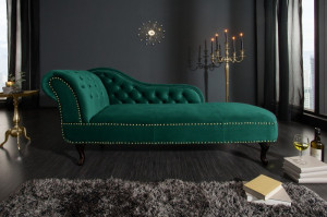 CANAPEA DE COLT/DIVAN CHESTERFIELD 170CM, VERDE SMARALD, ARTIM GROUP SELECTION - Img 2