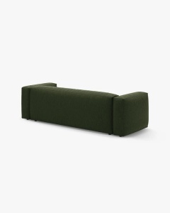 CANAPEA EXTENSIBILA, CU 3 LOCURI, MARTINA, VERDE, 264 CM, CU TAPITERIE DIN TEXTIL STRUCTURAT BOSTON, MICADONI - Img 5