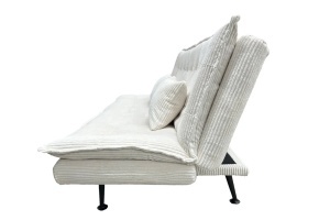 CANAPEA EXTENSIBILA, JAZZ 195CM, 3 LOCURI, MATERIAL CATIFEA RAIAT, CULOARE BEJ, ARTIM GROUP SELECTION - Img 3