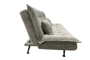CANAPEA EXTENSIBILA, JAZZ 195CM, 3 LOCURI, MATERIAL CATIFEA RAIAT, CULOARE GRI/MARO, ARTIM GROUP SELECTION - Img 6