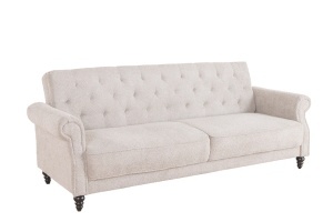 CANAPEA EXTENSIBILA, MAISON BELLE 220CM, MATERIAL BOUCLE, CULOARE BEJ/GRI, ARTIM GROUP SELECTION - Img 2