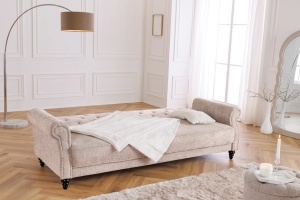 CANAPEA EXTENSIBILA, MAISON BELLE 220CM, MATERIAL BOUCLE, CULOARE BEJ/GRI, ARTIM GROUP SELECTION - Img 12