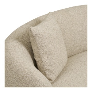 CANAPEA HAWKES 190CM, DIN LEMN SI TEXTIL, CULOARE BEJ NISIPIU, HOUSE NORDIC - Img 4
