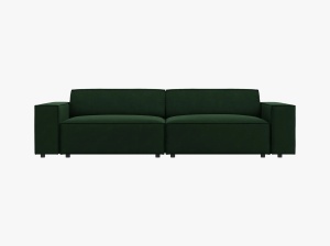 CANAPEA JODIE, 3 LOCURI, 204 CM, DIVERSE CULORI SI MATERIALE, DESIGN DEOSEBIT - Img 6