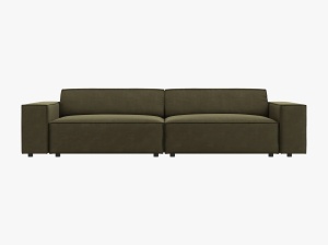 CANAPEA JODIE, 4 LOCURI, 244 CM, DIVERSE CULORI SI MATERIALE, DESIGN DEOSEBIT - Img 5