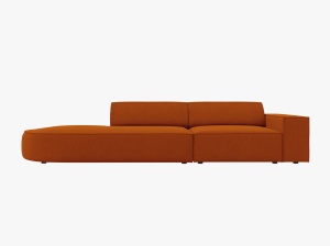 CANAPEA JODIE, STANGA, 3 LOCURI, 262 CM, DIVERSE CULORI SI MATERIALE, DESIGN DEOSEBIT - Img 11