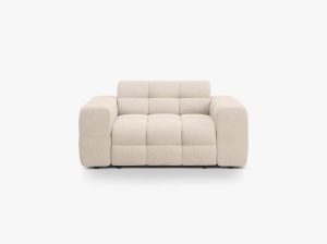 CANAPEA KENDAL, 2 LOCURI, 156 CM, DIVERSE CULORI SI MATERIALE, DESIGN DEOSEBIT - Img 12