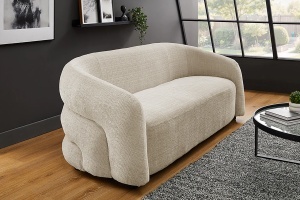 CANAPEA LIVING, VOGUE 200CM, 3 LOCURI, MATERIAL CHENILLE BEJ, ARTIM GROUP SELECTION