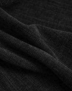 CANAPEA MARTINA, CU 2 LOCURI, NEGRU, 200 CM, CU TAPITERIE DIN TEXTIL STRUCTURAT BOSTON, MICADONI - Img 4