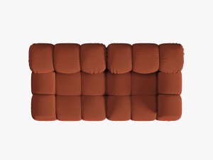CANAPEA MODULARA BELLIS, 2 LOCURI, 188 CM, SCORTISOARA 44, TAPITERIE DIN CATIFEA 3D, DESIGN DEOSEBIT - Img 4