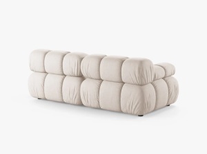 CANAPEA MODULARA BELLIS, CU 2 LOCURI, BEJ, CU TAPITERIE DIN TEXTIL STRUCTURAT LIBERTY, MICADONI - Img 3