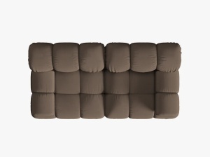 CANAPEA MODULARA BELLIS, CU 2 LOCURI, MARO, CU TAPITERIE DIN TEXTIL 3D, SONIC, MICADONI - Img 3