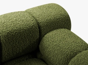 CANAPEA MODULARA BELLIS, PE DREAPTA, VERDE, CU TAPITERIE DIN TEXTIL BOUCLE ROLF, MICADONI - Img 4