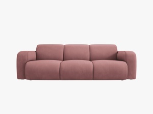 CANAPEA MOLINO, 3 LOCURI, 235 CM, DIVERSE CULORI SI MATERIALE, DESIGN DEOSEBIT