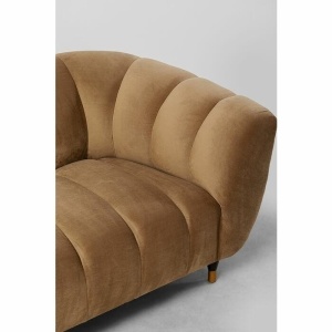 CANAPEA SPECTRA, MARO, CONFECTIONATA DIN CATIFEA, LEMN MASIV SI METAL, STIL MODERN - Img 3