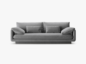 CANAPEA TORINO, 3 LOCURI, 220 CM, DIVERSE CULORI SI MATERIALE, DESIGN DEOSEBIT - Img 1