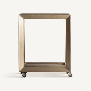 CARUT BAUTURI SADILLAC 76CM, REALIZATA DIN METAL SI STICLA, CULOARE AURIU ANTICHIZAT, REALIZATA MANUAL - Img 2
