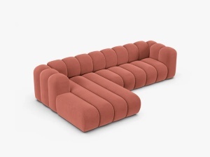 COLTAR CU 4 LOCURI LUPIN 288, PE STANGA, CORAI, CU TAPITERIE DIN CATIFEA SALVADOR, MICADONI - Img 3