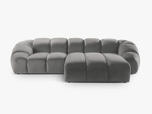 COLTAR DIANA, DREAPTA, 3 LOCURI, 294 CM, DIVERSE CULORI SI MATERIALE, DESIGN DEOSEBIT - Img 12