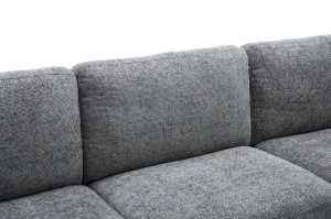 COLTAR DREAPTA, MANHATTEN 295CM, TESATURA CHENILLE GRI, ARTIM GROUP SELECTION - Img 7