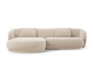 COLTAR ELEGANT 4 LOCURI, CAMDEN, BEIGE, STANGA, MATERIAL CATIFEA, ARTIM GROUP SELECTION - Img 2