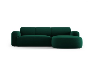 COLTAR ELEGANT DREAPTA 250CM, JASMIN 4 LOCURI, DIVERSE CULORI, MATERIAL CATIFEA, ARTIM GROUP COLLECTION - Img 10