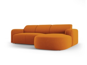 COLTAR ELEGANT DREAPTA 250CM, JASMIN 4 LOCURI, DIVERSE CULORI, MATERIAL CATIFEA, ARTIM GROUP COLLECTION - Img 20