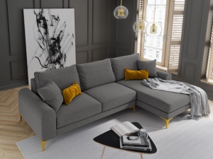 COLTAR ELEGANT DREAPTA 254CM, MADARA 5 LOCURI, DIVERSE CULORI, MATERIAL TEXTIL, ARTIM GROUP COLLECTION - Img 16