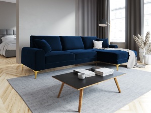 COLTAR ELEGANT DREAPTA 254CM, MADARA 5 LOCURI, DIVERSE CULORI, MATERIAL CATIFEA, ARTIM GROUP COLLECTION - Img 6