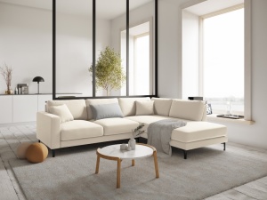COLTAR ELEGANT DREAPTA 254CM, VENUS 5 LOCURI, DIVERSE CULORI, MATERIAL CATIFEA, ARTIM GROUP COLLECTION - Img 2