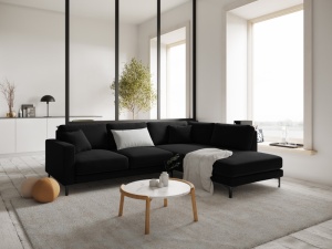 COLTAR ELEGANT DREAPTA 254CM, VENUS 5 LOCURI, DIVERSE CULORI, MATERIAL CATIFEA, ARTIM GROUP COLLECTION - Img 12