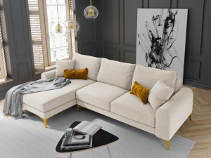 COLTAR ELEGANT STANGA 254CM, MADARA 5 LOCURI, DIVERSE CULORI, MATERIAL TEXTIL, ARTIM GROUP COLLECTION - Img 3
