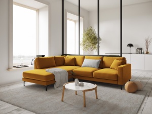 COLTAR ELEGANT STANGA 254CM, VENUS 5 LOCURI, DIVERSE CULORI, MATERIAL CATIFEA, ARTIM GROUP COLLECTION - Img 6