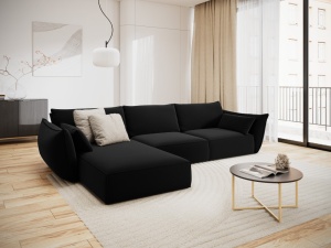 COLTAR ELEGANT STANGA 308CM, VANDA 4 LOCURI, DIVERSE CULORI, MATERIAL CATIFEA, ARTIM GROUP COLLECTION - Img 11