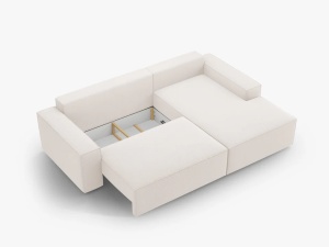 COLTAR EXTENSIBIL JODIE, DREAPTA, 3 LOCURI, 246 CM, DIVERSE CULORI SI MATERIALE, DESIGN DEOSEBIT - Img 22
