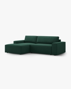 COLTAR EXTENSIBIL, PE STANGA, JODIE, 246X151 CM, VERDE, TAPITAT CU TAPITERIE DIN TEXTIL STRUCTURAT MEGAN, MICADONI - Img 3