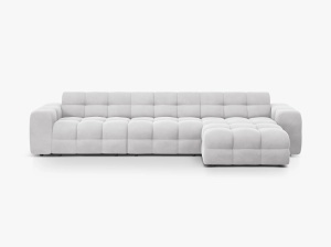 COLTAR KENDAL, DREAPTA, 5 LOCURI, 357 CM, DIVERSE CULORI SI MATERIALE, DESIGN DEOSEBIT - Img 2