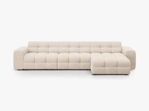 COLTAR KENDAL, DREAPTA, 5 LOCURI, 357 CM, DIVERSE CULORI SI MATERIALE, DESIGN DEOSEBIT - Img 12