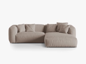 COLTAR MARTINA DREAPTA, 2 LOCURI, 280 CM, DIVERSE CULORI SI MATERIALE, DESIGN DEOSEBIT - Img 3