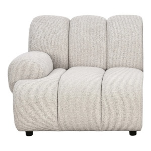 COLTAR MODULAR 276CM, DIN LEMN SI TEXTIL, CULOARE NISIPIU, HOUSE NORDIC - Img 3