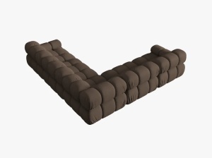 COLTAR MODULAR BELLIS, MARO, CU TAPITERIE DIN TEXTIL 3D SONIC, MICADONI - Img 4